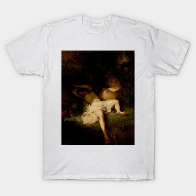 Diana Resting by Jean-Francois Millet T-Shirt by Classic Art Stall